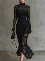 Isabeau | Robe chic en dentelle à coupe flatteuse