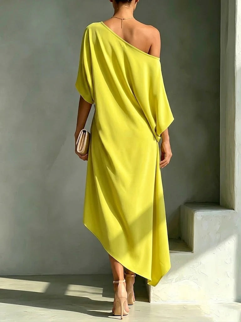 Camila │ Vestido Asimétrico Elegante