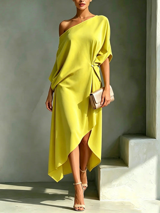Camila │ Vestido Asimétrico Elegante