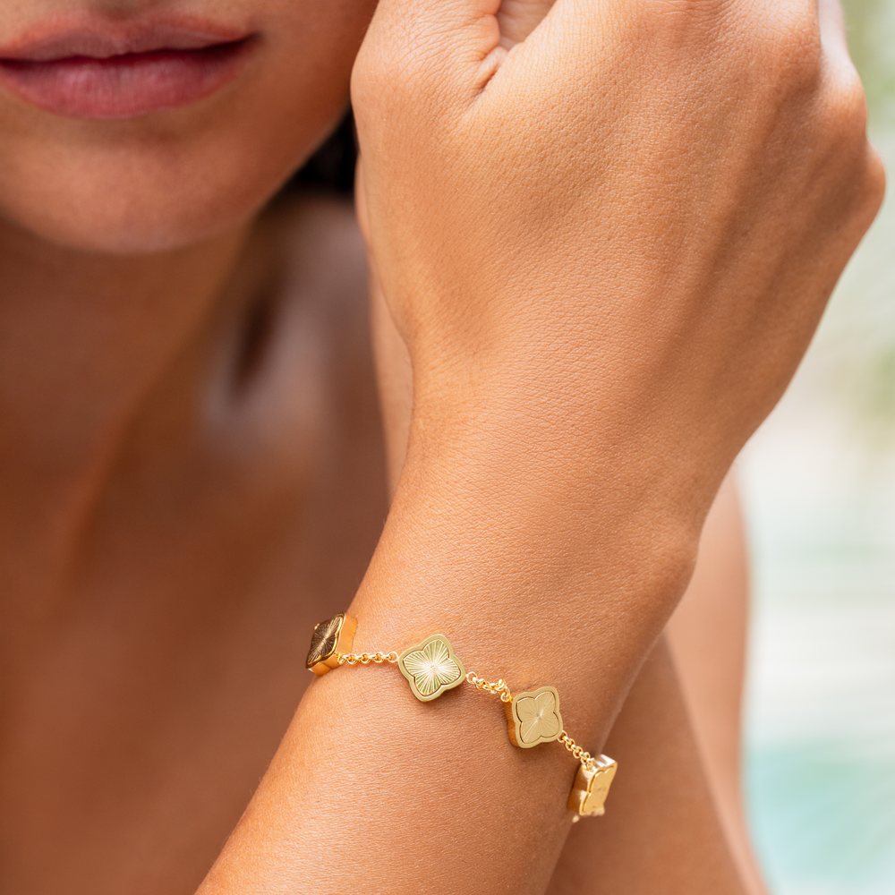Bracelet trèfle style Celine