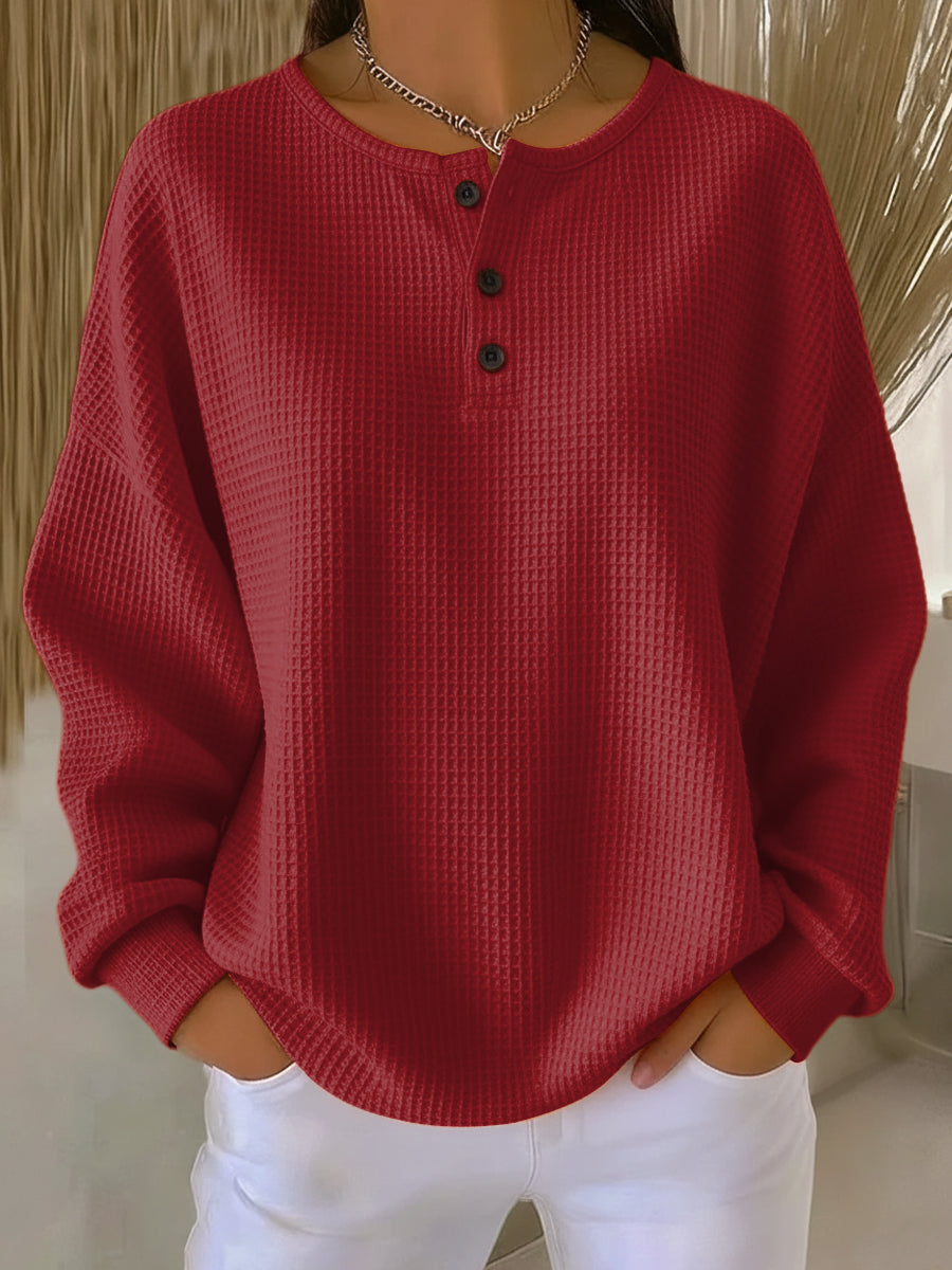 Malia | Pullover doux à relief