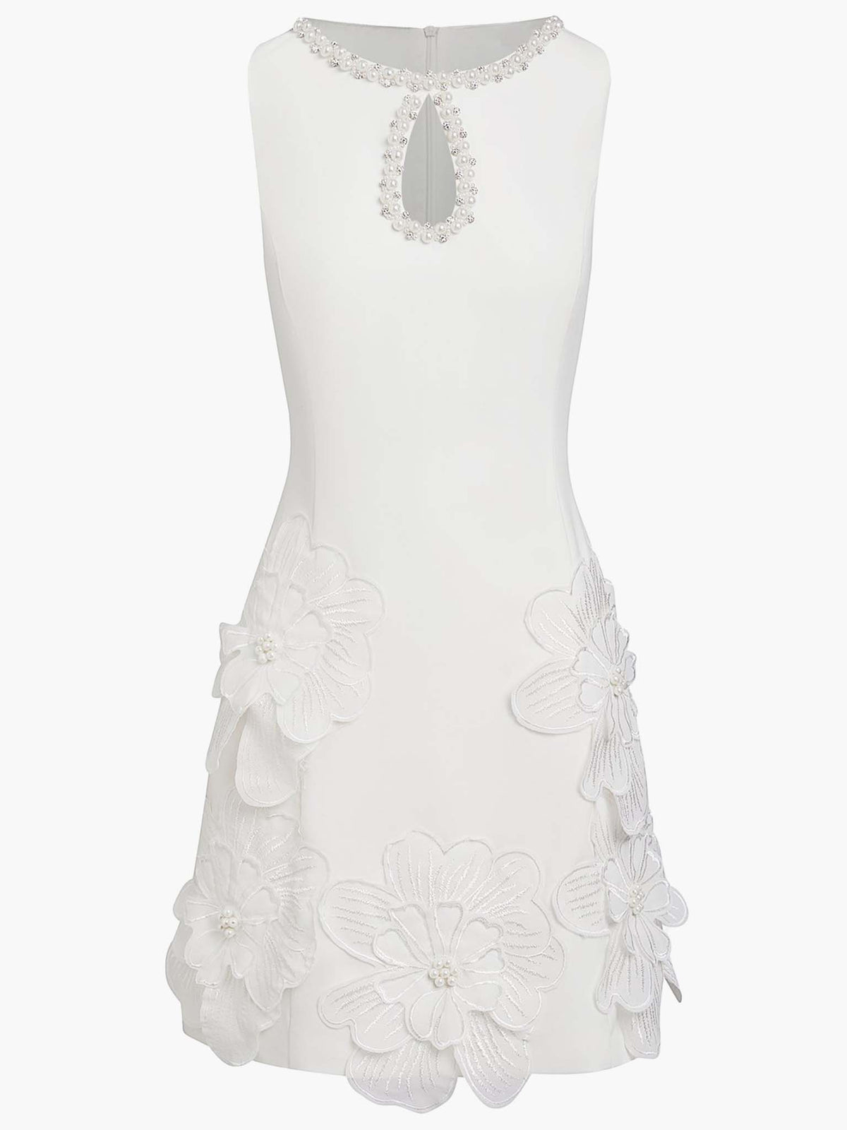 Monsseas | Vestido Mini Elegante Sin Mangas con Recorte