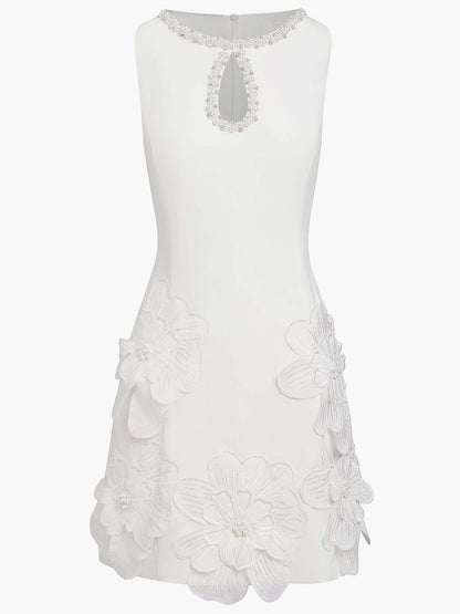 Monsseas | Vestido Mini Elegante Sin Mangas con Recorte