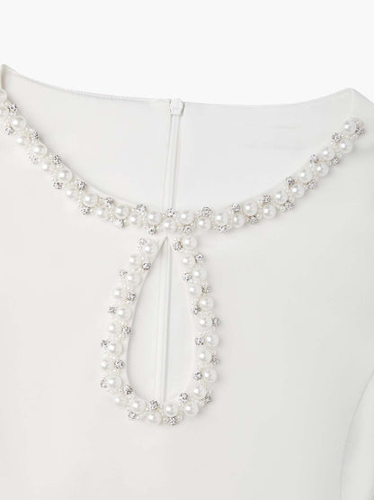 Monsseas | Vestido Mini Elegante Sin Mangas con Recorte