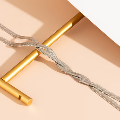 Liliane | Collier à maillons torsadés
