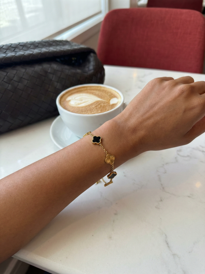 Bracelet trèfle style Celine