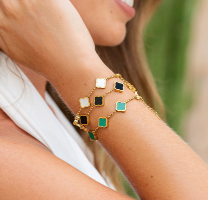 Bracelet trèfle style Celine