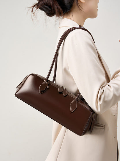 Claire | Sac baguette de luxe en finition brillante