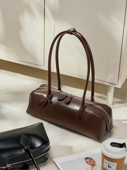 Claire | Sac baguette de luxe en finition brillante