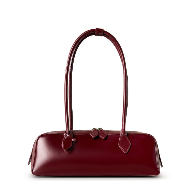 Claire | Sac baguette de luxe en finition brillante