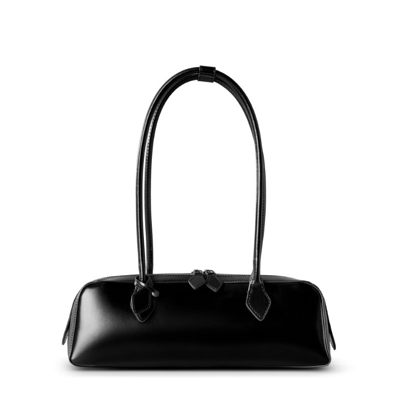 Claire | Sac baguette de luxe en finition brillante