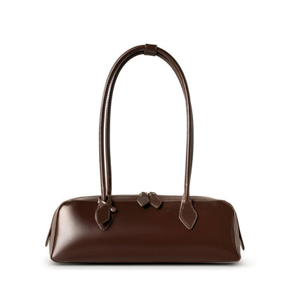 Claire | Sac baguette de luxe en finition brillante