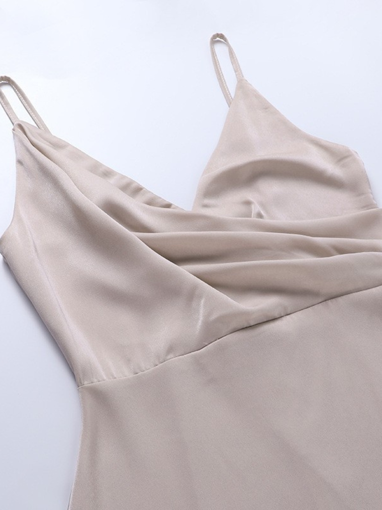 Ana | Vestido de Seda Satinada