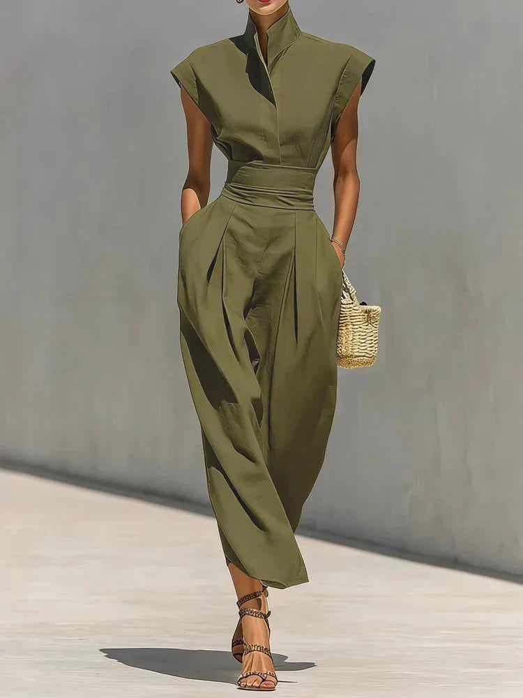 Clara | Vestido Midi Plisado