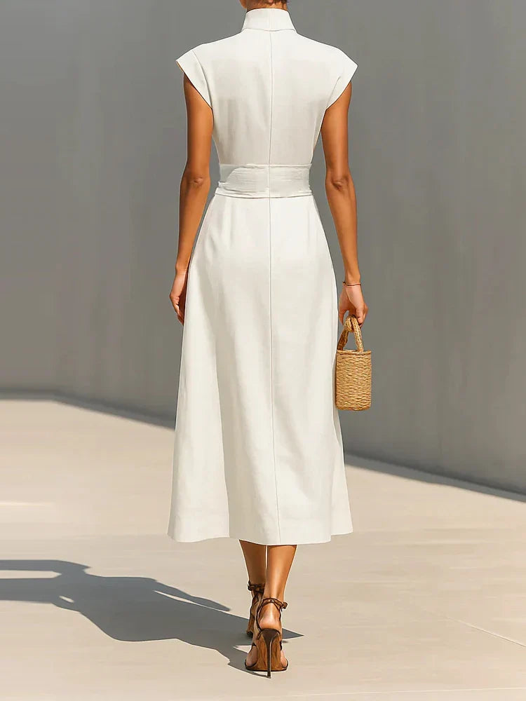 Clara | Vestido Midi Plisado