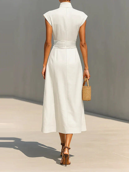 Clara | Vestido Midi Plisado