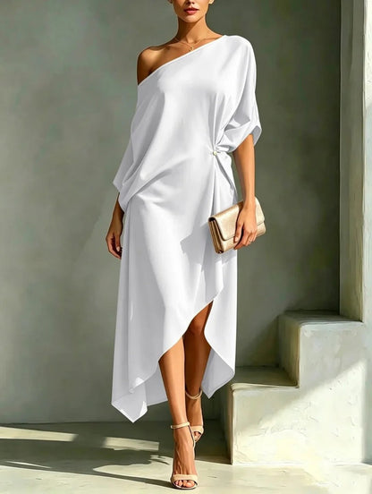 Camila │ Vestido Asimétrico Elegante