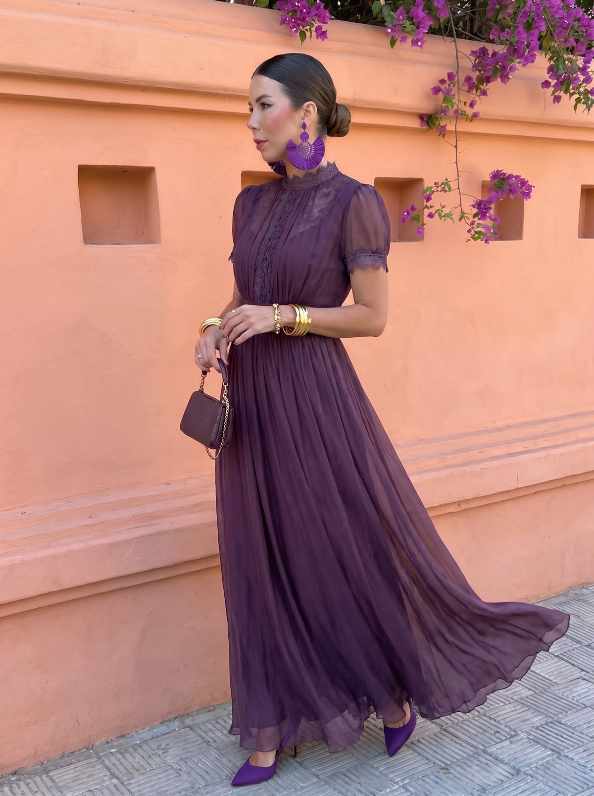 Cayetana | Vestido Largo en Gasa