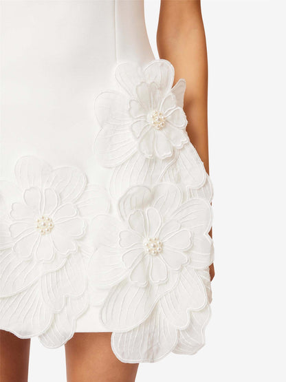 Monsseas | Vestido Mini Elegante Sin Mangas con Recorte