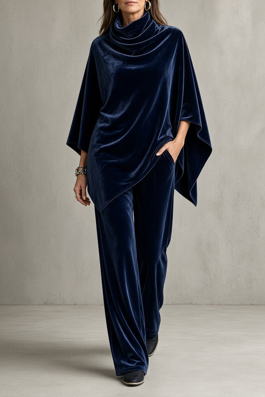 Livie | Ensemble en velours drapé
