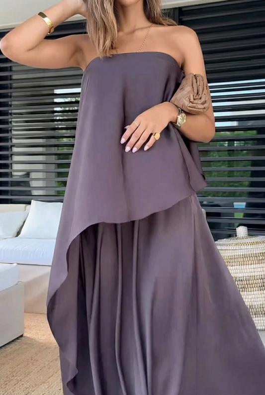 Alba | Conjunto con falda de volantes