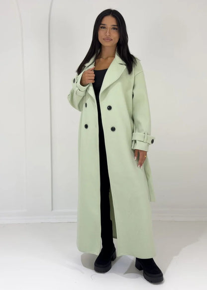 Enora | Manteau long à boutons