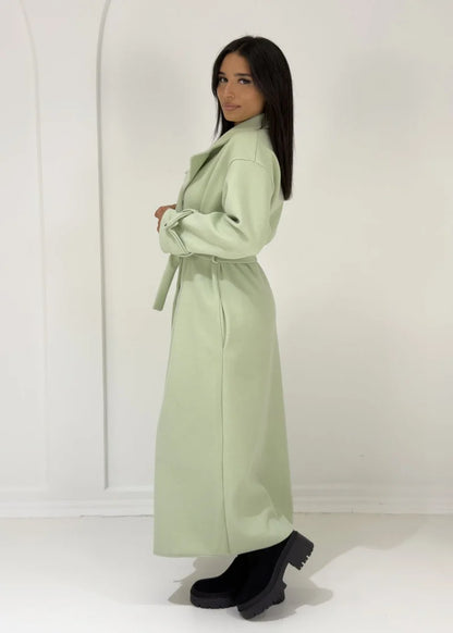 Enora | Manteau long à boutons