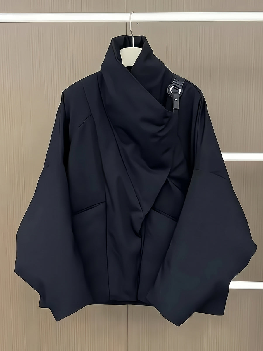Gisèle | Doudoune asymétrique drapée au style contemporain