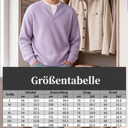 Maxime | Pull gaufré structuré pour homme