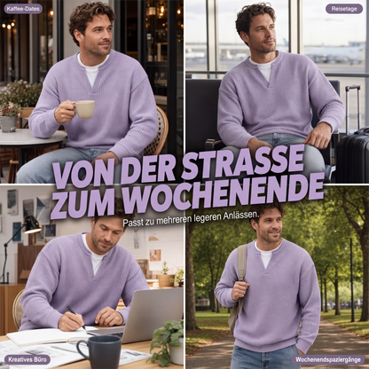 Maxime | Pull gaufré structuré pour homme